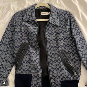 Coach denim bomber jacket Women's Size 4